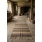 l Dokuması Kök Boyalı Yolluk Kilim | 300 cm | Rustik Çizgili Doğal Tasarım