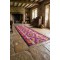 El Dokuması Kök Boyalı Yolluk Kilim | 300 cm | Canlı Geometrik & Bohem Tasarım